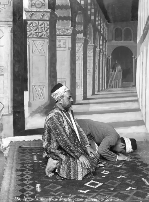 Framed Print : Muslim Men Posing in Prayer Framed Print : Muslim Men Posing in Prayer