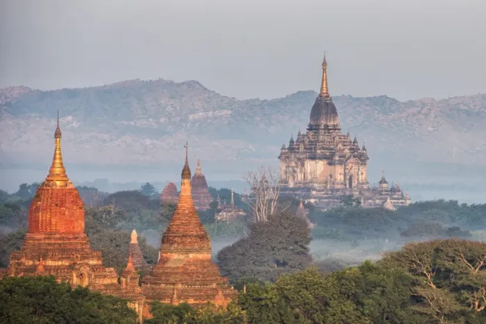 Framed Print : Myamar Landscape view of ancient pagoda field at bagan famouse place in Mandalay region, Myanmar Framed Print : Myamar Landscape view of ancient pagoda field at bagan famouse place in Mandalay region, Myanmar