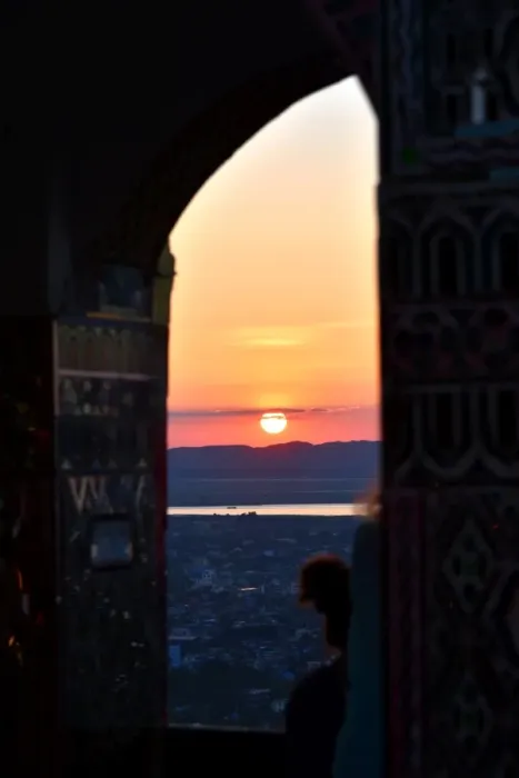 Framed Print : Myanmar sunset