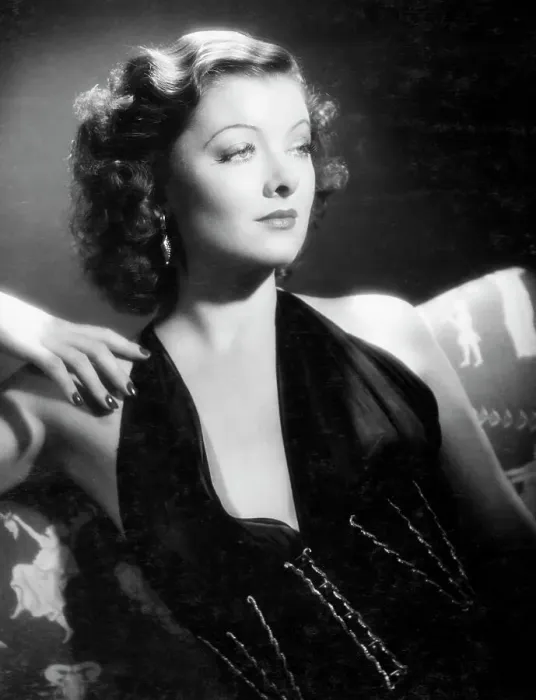 Framed Print : Myrna Loy. Actress Myrna Loy in a publicity photograph for her film Lucky Night, 1939
