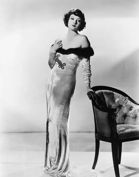 Framed Print : Myrna Loy In Glamorous Velvet Gown Framed Print : Myrna Loy In Glamorous Velvet Gown