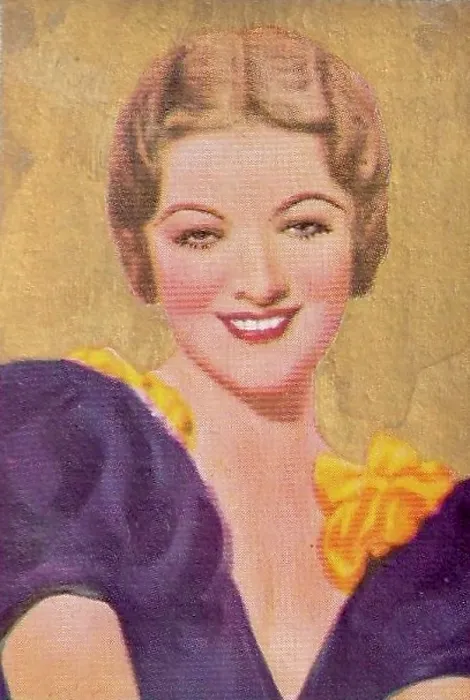 Framed Print : Myrna Loy, Movie Stars series, collectible cigarette card, 1934 Framed Print : Myrna Loy, Movie Stars series, collectible cigarette card, 1934