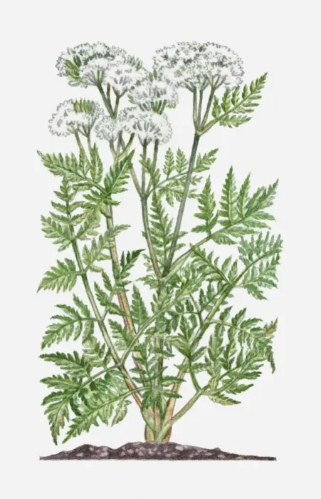 Framed Print : Myrrhis odorata (Sweet Cicely) with clusters of white flowers and green leaves on tall stems Framed Print : Myrrhis odorata (Sweet Cicely) with clusters of white flowers and green leaves on tall stems