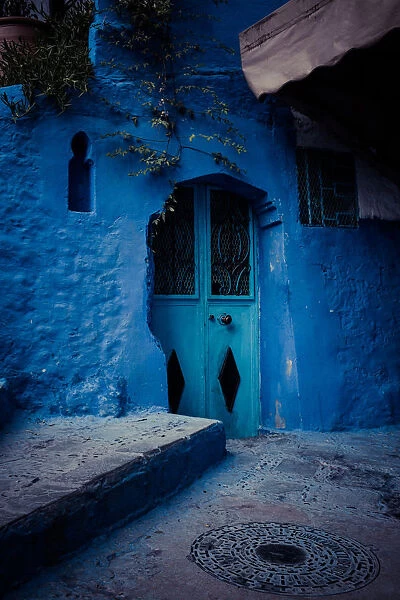 Mysterious Blue door