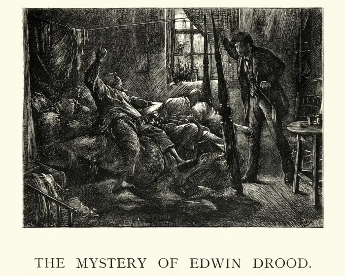 Framed Print : The Mystery of Edwin Drood, Charles Dickens