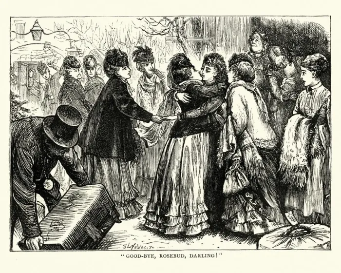Framed Print : The Mystery of Edwin Drood, Good-Bye, Rosebud, Darling Framed Print : The Mystery of Edwin Drood, Good-Bye, Rosebud, Darling
