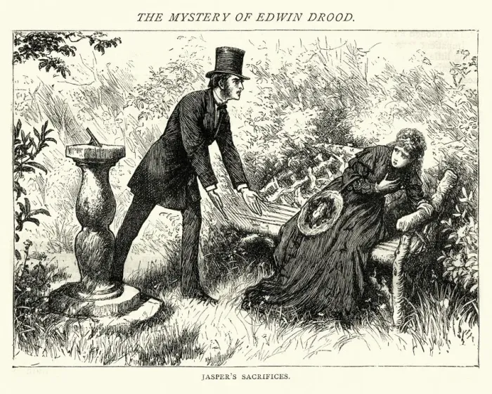 Framed Print : The Mystery of Edwin Drood, Jaspers Sacrifices