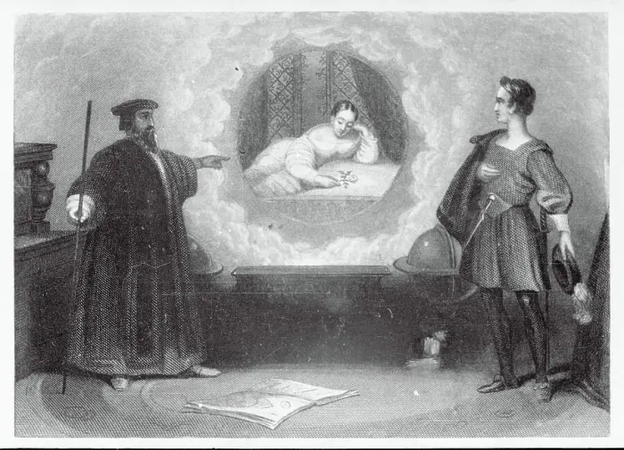 Framed Print : Mythological Depiction of Images in Mirror Framed Print : Mythological Depiction of Images in Mirror