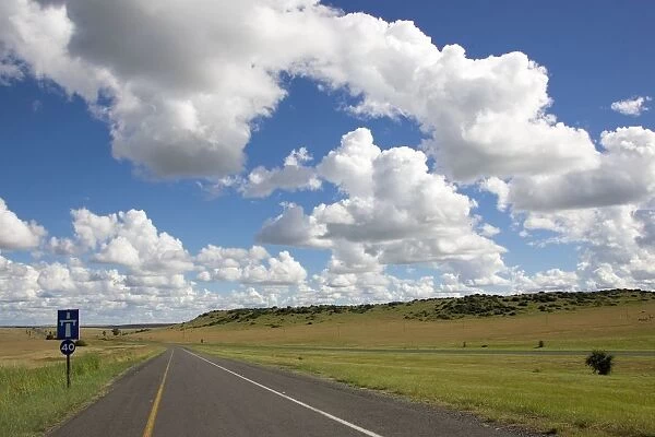 N3 Highway Passing Through Natal and Free State Farm Fields