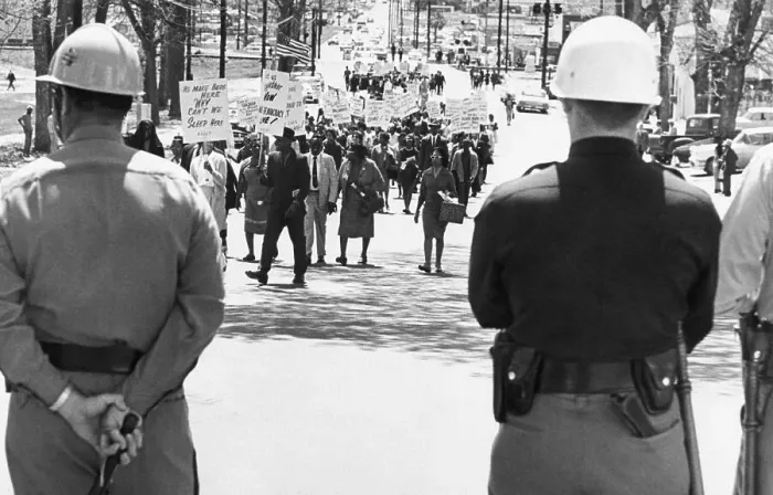Framed Print : NAACP March In Tallahassee Framed Print : NAACP March In Tallahassee