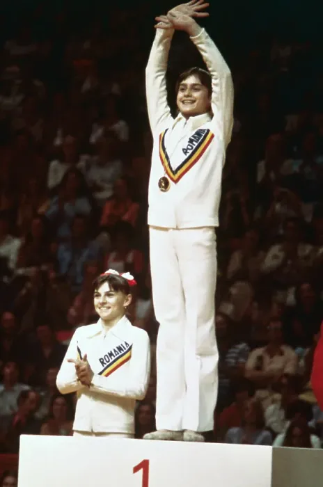 Framed Print : Nadia Comaneci during Olympic Games Framed Print : Nadia Comaneci during Olympic Games