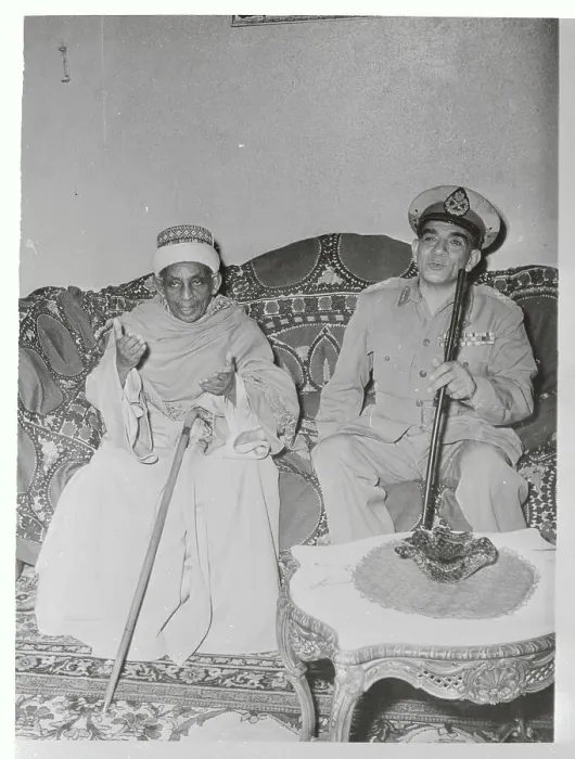 Framed Print : Naguib with Ali El-Mirghani Framed Print : Naguib with Ali El-Mirghani