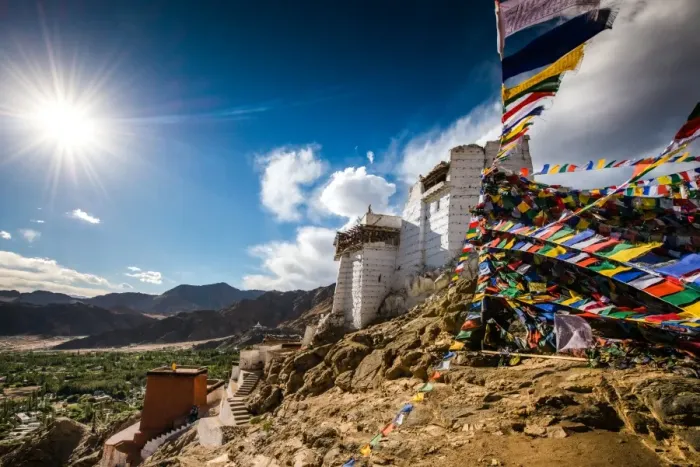 Framed Print : Namgyal Tsemo Monastery Framed Print : Namgyal Tsemo Monastery
