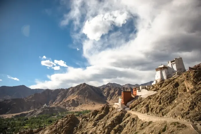 Framed Print : Namgyal Tsemo Monastery Framed Print : Namgyal Tsemo Monastery