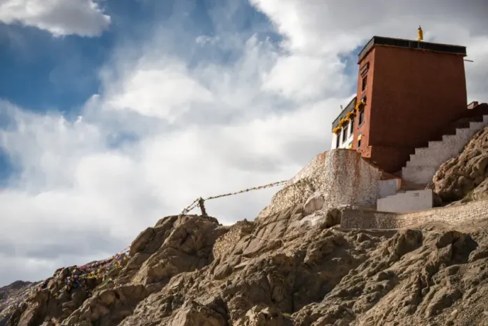 Framed Print : Namgyal Tsemo Monastery