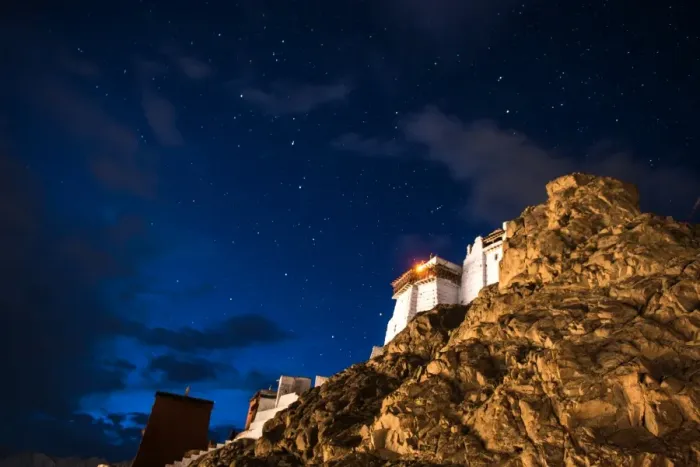 Framed Print : Namgyal Tsemo Monastery