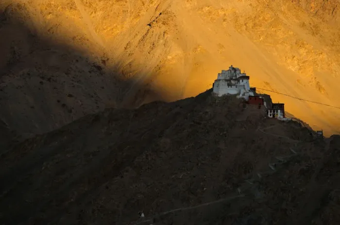 Framed Print : Namgyal Tsemo Monastery in Leh village Framed Print : Namgyal Tsemo Monastery in Leh village