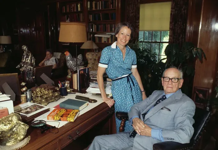 Framed Print : Nancy Kassebaum And Alf Landon