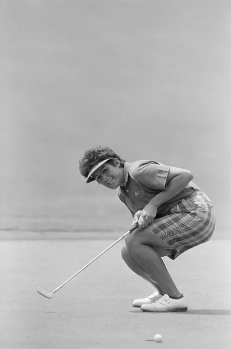 Framed Print : Nancy Lopez Missing Birdie Putt Framed Print : Nancy Lopez Missing Birdie Putt