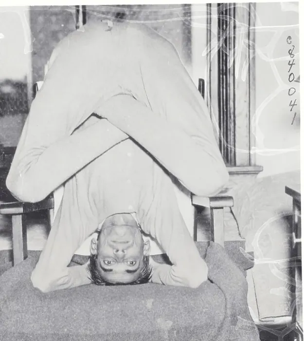 Framed Print : Nand Kavi Balancing on His Head Framed Print : Nand Kavi Balancing on His Head