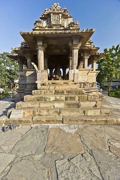 Nandi Shrine, Khajuraho Temples, Chhatarpur District, Madhya Pradesh, India