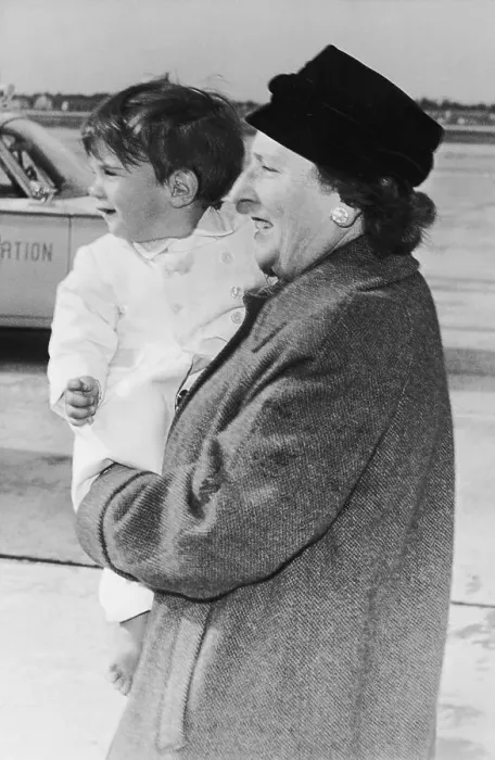 Framed Print : Nanny Carrying John Fitzgerald Kennedy Jr. in Her Arms Framed Print : Nanny Carrying John Fitzgerald Kennedy Jr. in Her Arms