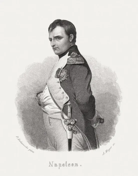 Framed Print : NapolA on Bonaparte (1769-1821), steel engraving, published in 1868 Framed Print : NapolA on Bonaparte (1769-1821), steel engraving, published in 1868