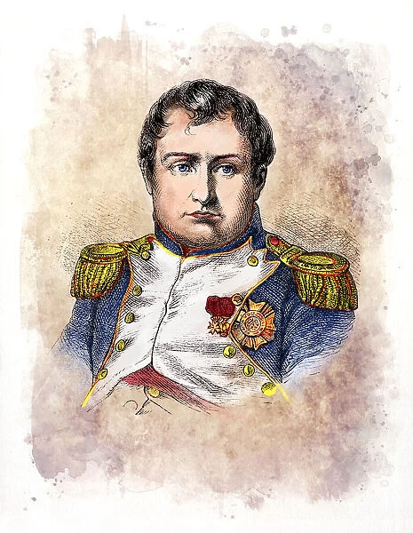 Napolean Bonaparte portrait in uniform 1870