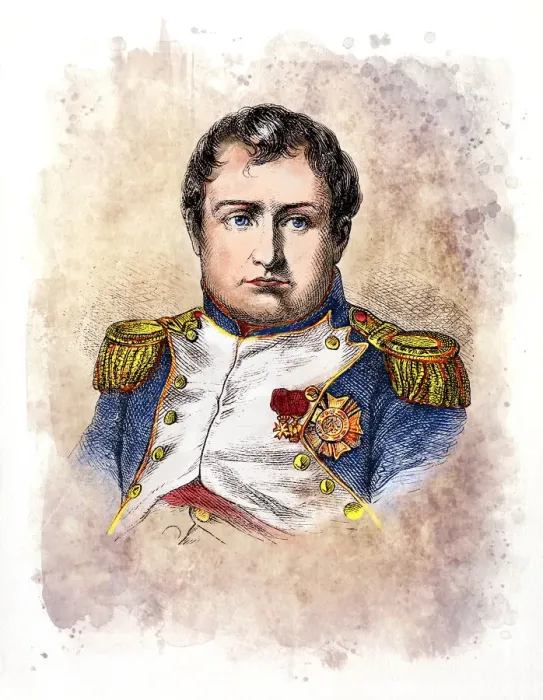 Framed Print : Napolean Bonaparte portrait in uniform 1870 Framed Print : Napolean Bonaparte portrait in uniform 1870