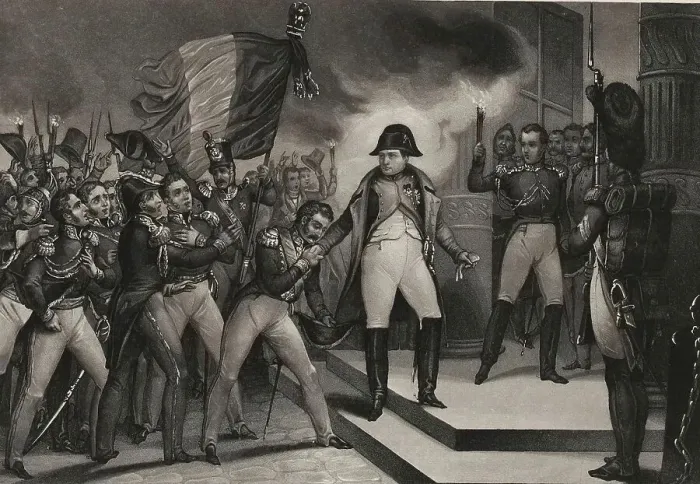 Framed Print : Napoleon, Arrival at the Tuilleries, 1815, France, Historical, digitally restored reproduction from a 19th century original Framed Print : Napoleon, Arrival at the Tuilleries, 1815, France, Historical, digitally restored reproduction from a 19th century original