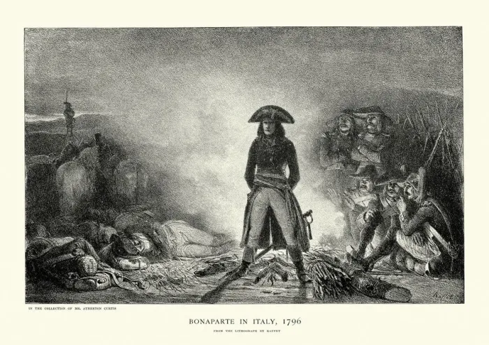 Framed Print : Napoleon Bonaparte in Italy, 1796 Framed Print : Napoleon Bonaparte in Italy, 1796