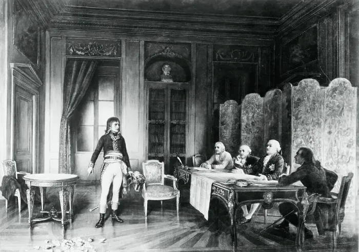 Framed Print : Napoleon Negotiating Peace of Campoformio Framed Print : Napoleon Negotiating Peace of Campoformio