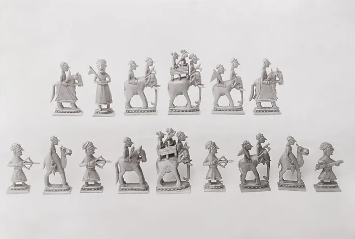 Framed Print : Napoleon's Chess Statuettes Framed Print : Napoleon's Chess Statuettes