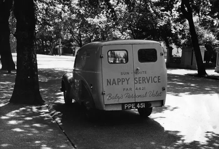 Framed Print : Nappy Service Framed Print : Nappy Service