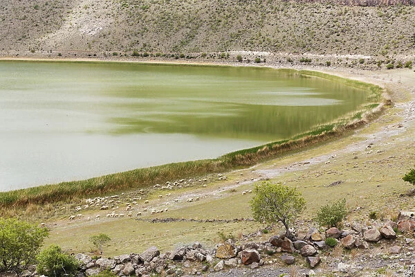 Narli Gol, crater lake, Nigde Province, Cappadocia, Central Anatolia Region, Anatolia, Turkey