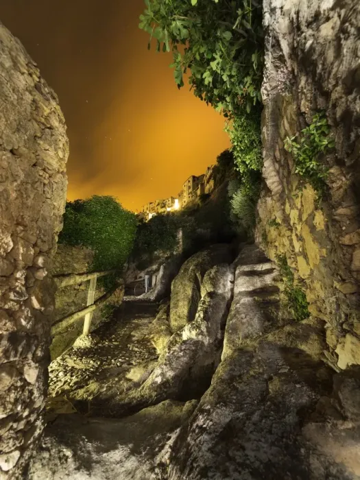 Framed Print : Narrow road at night Framed Print : Narrow road at night
