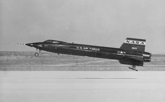 Framed Print : NASA X-15 Landing in Mojave Desert Framed Print : NASA X-15 Landing in Mojave Desert