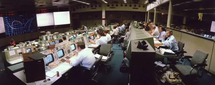 Framed Print : NASA's Mission Control Room Framed Print : NASA's Mission Control Room