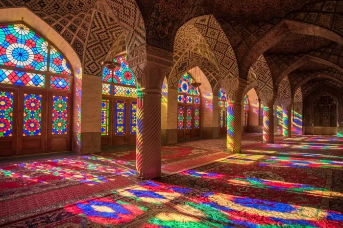 Framed Print : Nasir ol Molk Mosque in Shiraz, Iran Framed Print : Nasir ol Molk Mosque in Shiraz, Iran