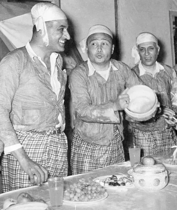 Framed Print : Nasser, Nu, and Nehru at Burmese Festival Framed Print : Nasser, Nu, and Nehru at Burmese Festival