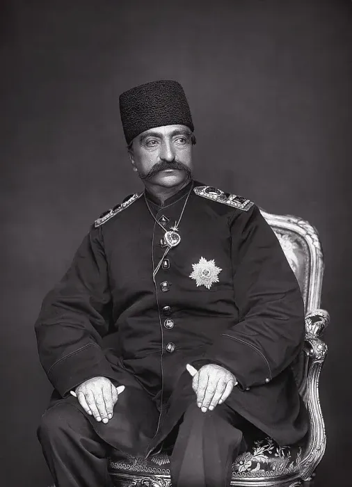 Framed Print : Nasser Od-Din / Iranian Shah Seated Framed Print : Nasser Od-Din / Iranian Shah Seated