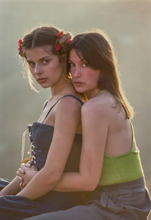Framed Print : Nastassja Kinski & Brigitte Tocki Framed Print : Nastassja Kinski & Brigitte Tocki