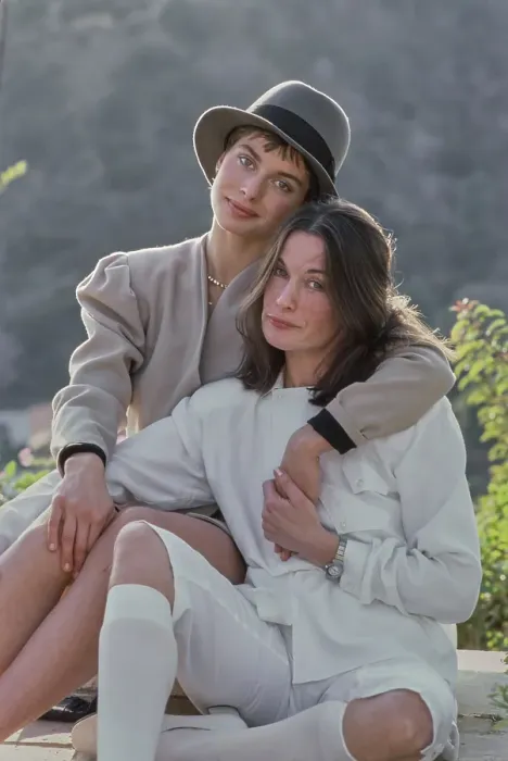 Framed Print : Nastassja Kinski & Brigitte Tocki Framed Print : Nastassja Kinski & Brigitte Tocki