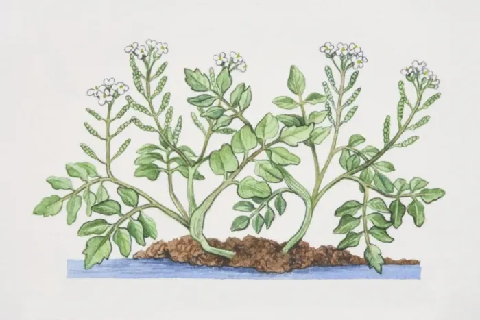 Framed Print : Nasturtium officinale, Watercress plant Framed Print : Nasturtium officinale, Watercress plant