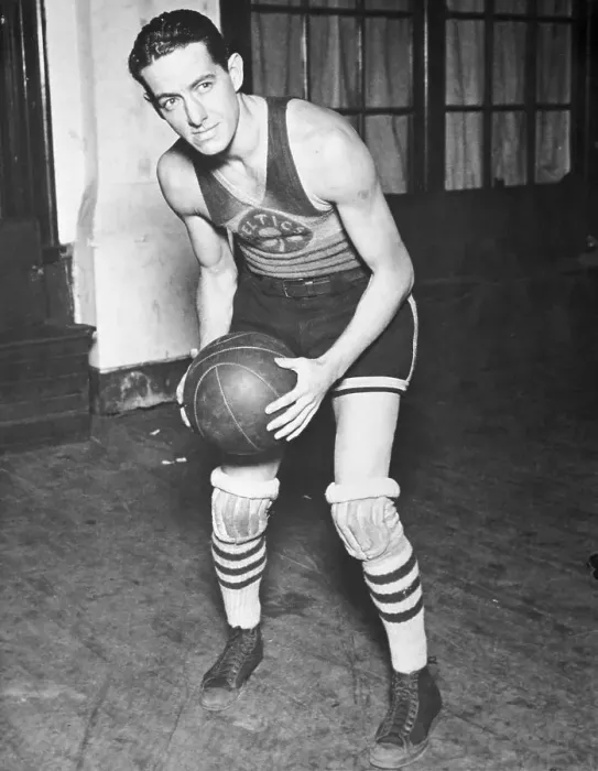 Framed Print : Nat Holman Posing with Basketball Framed Print : Nat Holman Posing with Basketball