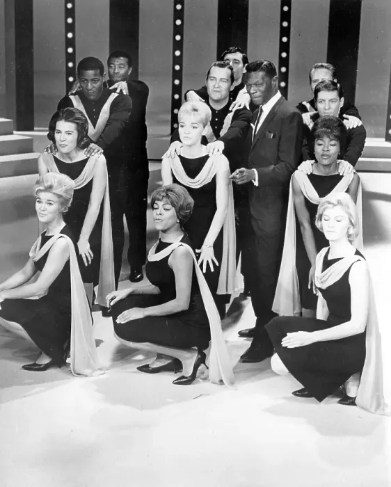 Framed Print : Nat King Cole With Backup Troupe Framed Print : Nat King Cole With Backup Troupe