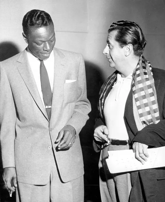 Framed Print : Nat King Cole & Morey Amsterdam