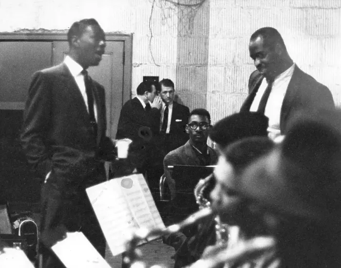 Framed Print : Nat King Cole Recording Framed Print : Nat King Cole Recording
