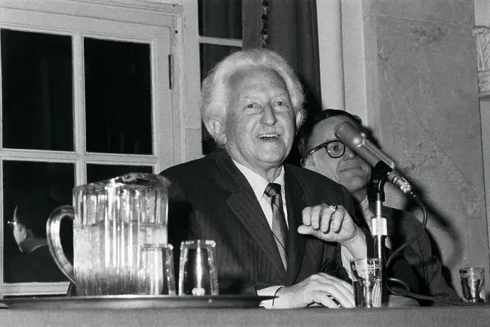 Framed Print : National Book Award Winner Erik Erikson Framed Print : National Book Award Winner Erik Erikson