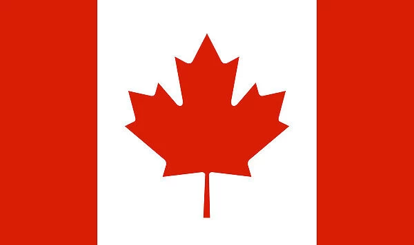 National Flag of Canada Illustration
